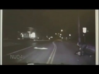 cop hit a pedestrian