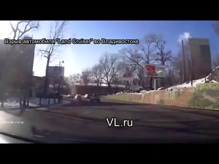 car explosion on the road - raska